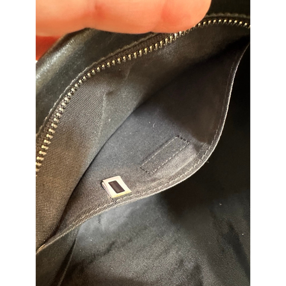 Jimmy Choo Black Leather Star Clutch Bag Silver Hardware - Picture 10 of 11